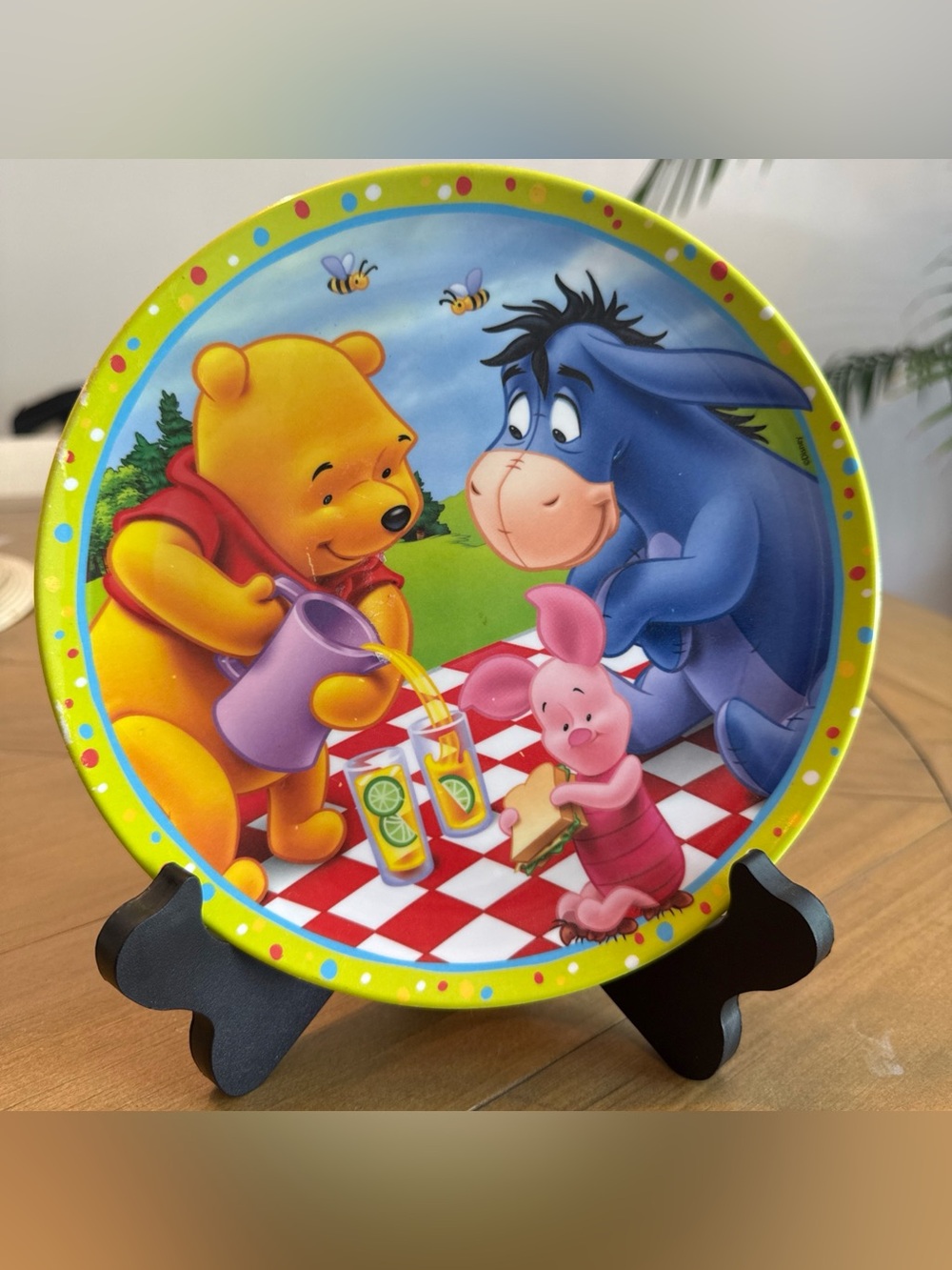 Zak Designs Disney Winnie the Pooh Eeyore Piglet Melamine Childrens Plate